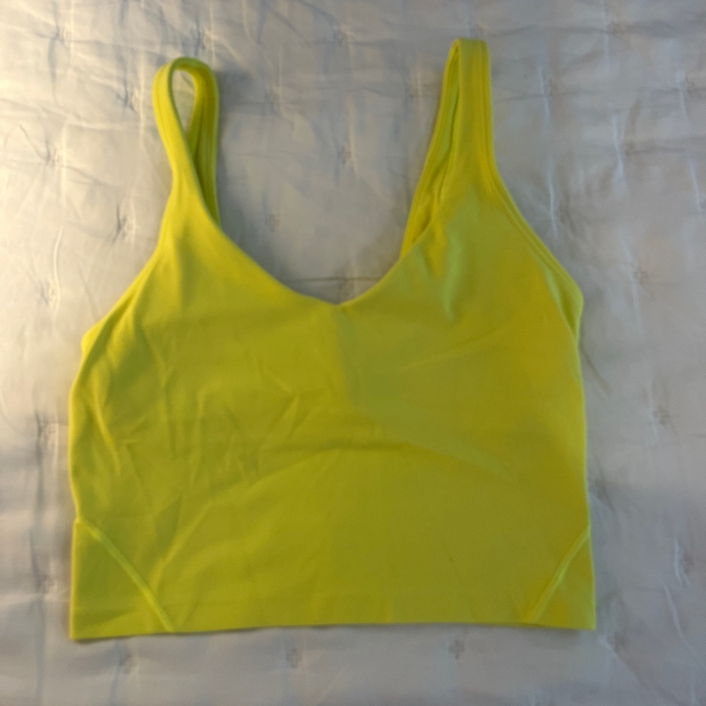 Lululemon Yellow Align Tank Size 4